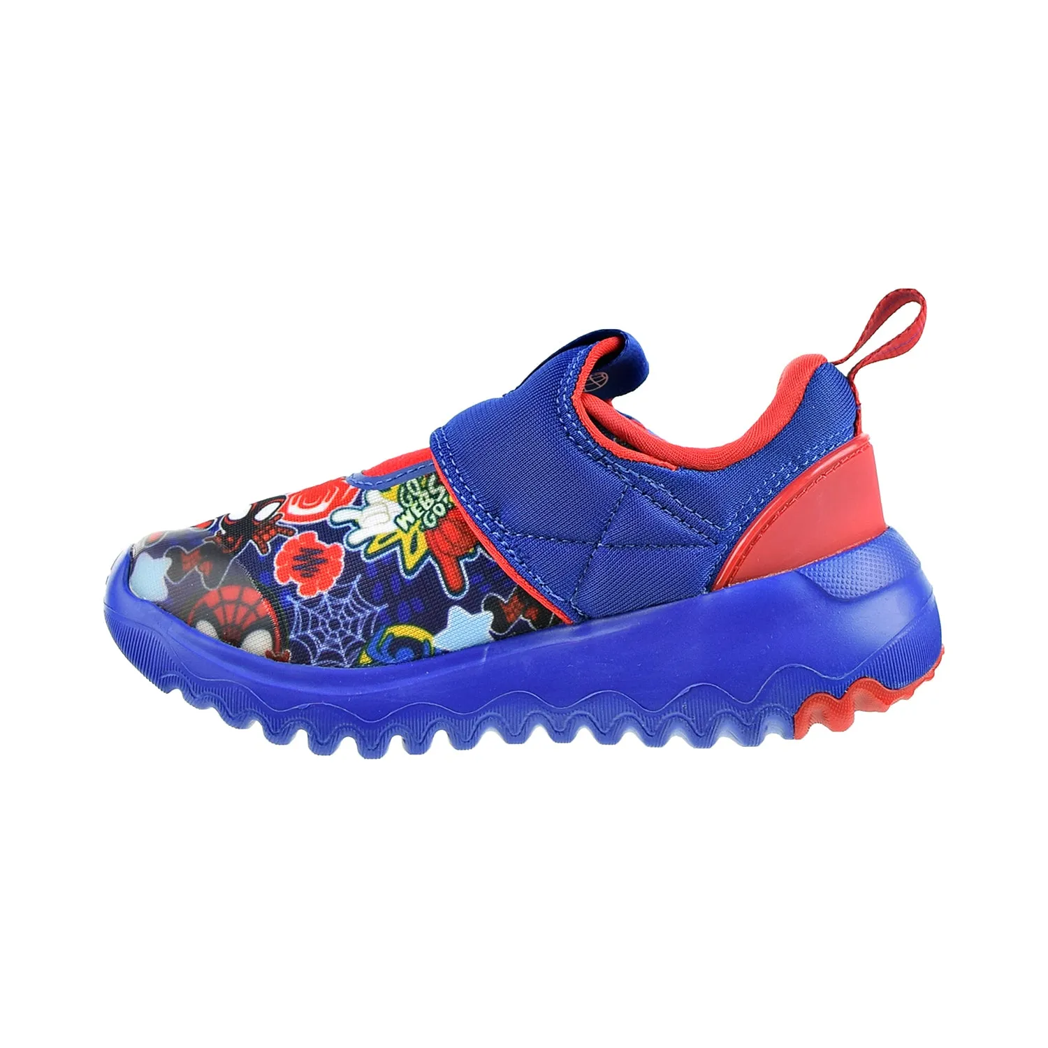 Adidas X Marvel Suru365 "Spiderman" Slip-on Little Kids' Shoes Blue/Red