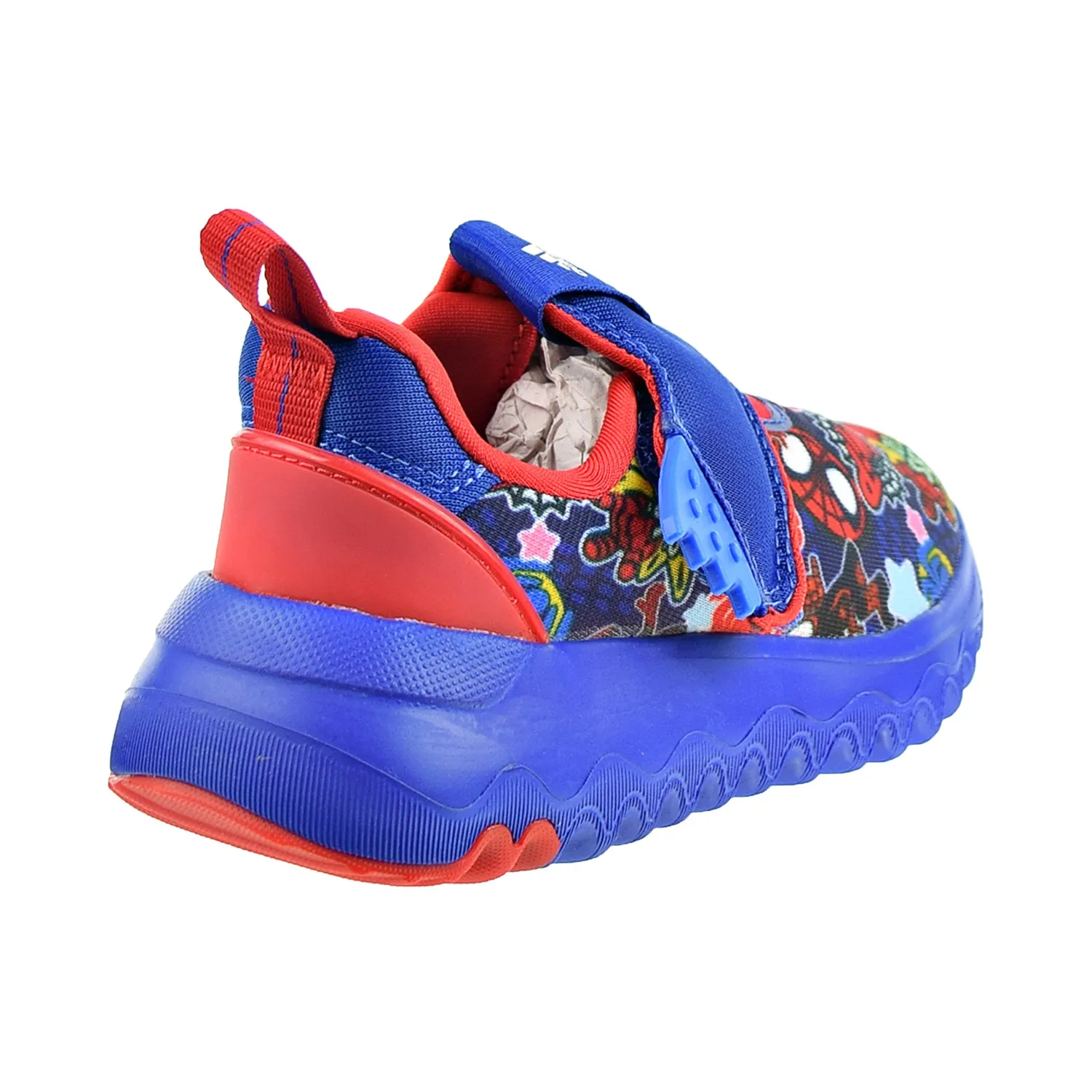 Adidas X Marvel Suru365 "Spiderman" Slip-on Little Kids' Shoes Blue/Red