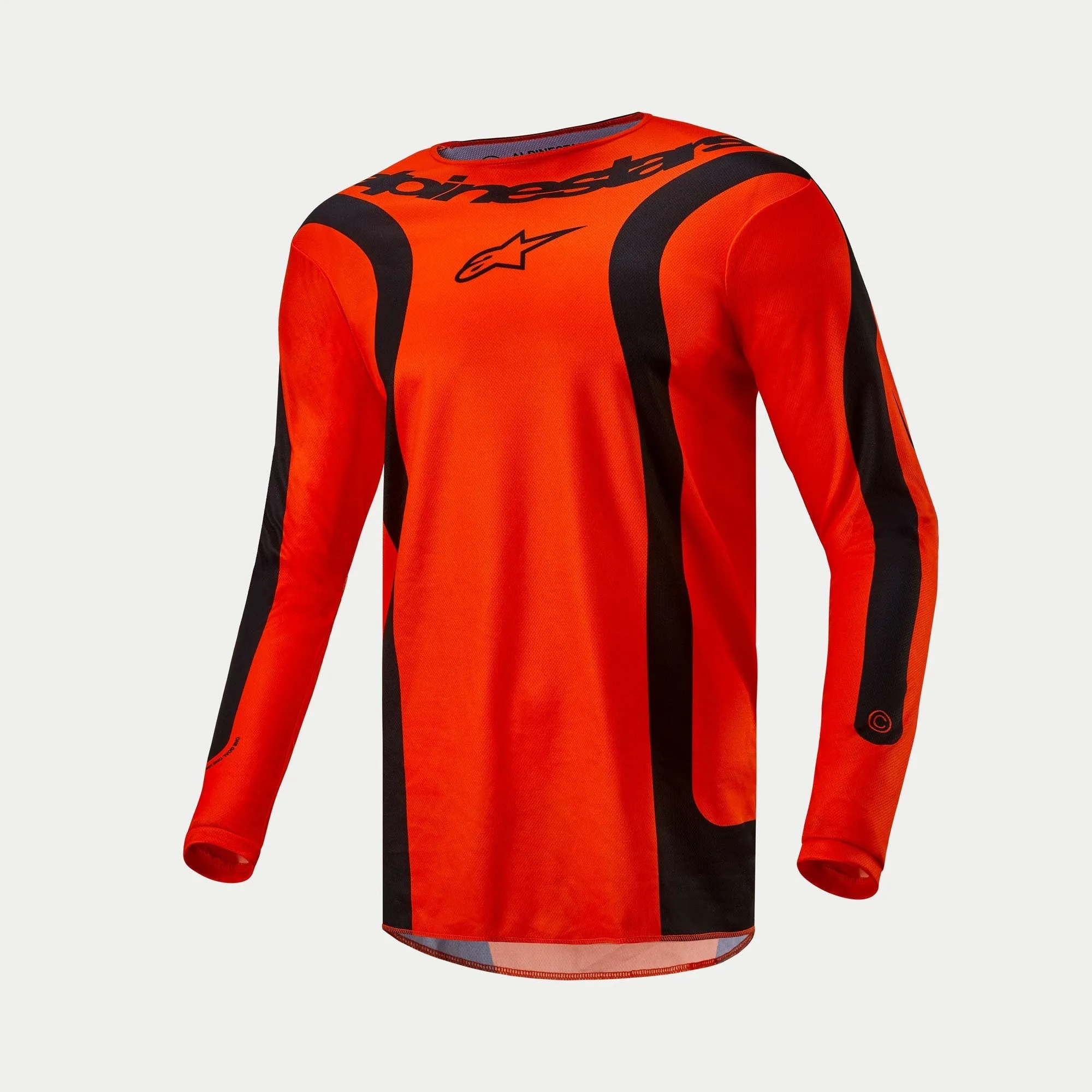 ALPINESTARS 2024 FLUID LURV JERSEY - HOT ORANGE BLACK