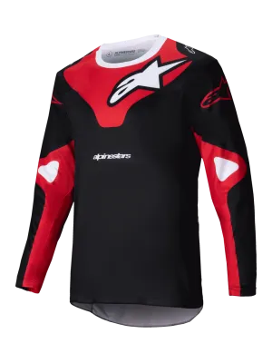 ALPINESTARS 2025 RACER VEIL JERSEY - BLACK BRIGHT RED