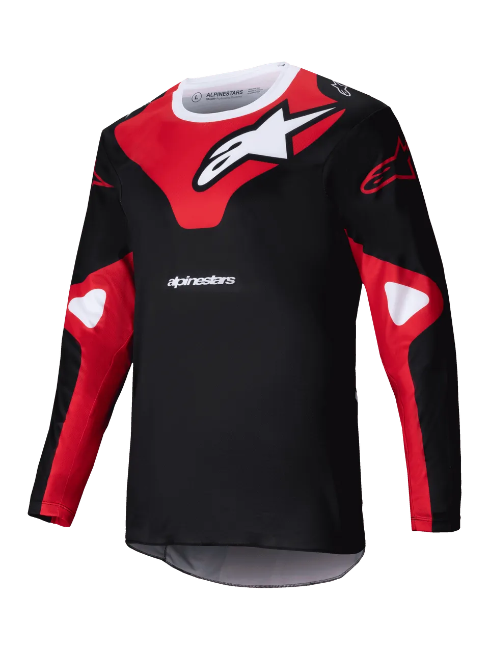 ALPINESTARS 2025 RACER VEIL JERSEY - BLACK BRIGHT RED