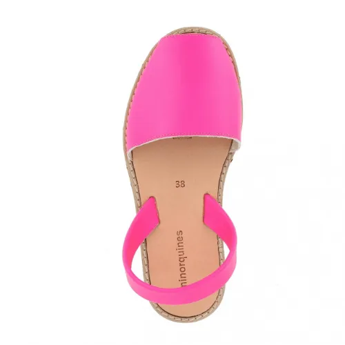 Avarca | Leather Fluo Fuchsia