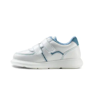 Azure Blue Lightweight Fleece Lined Kids Sneakers