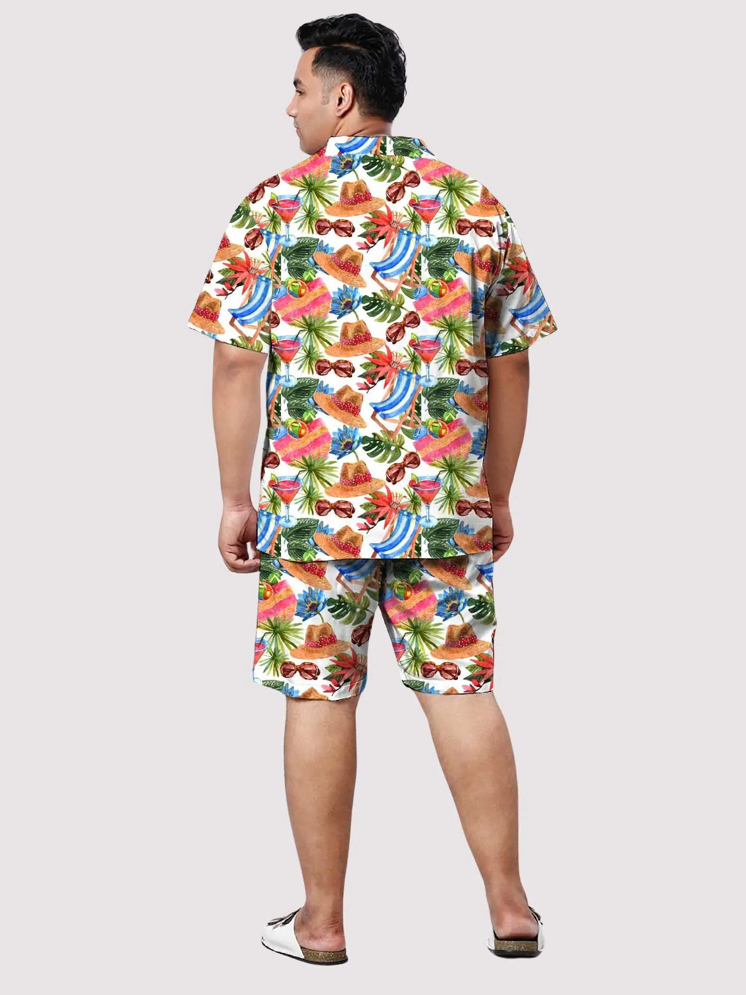 Beach Vibe Digital Printed Half Co-ords Set