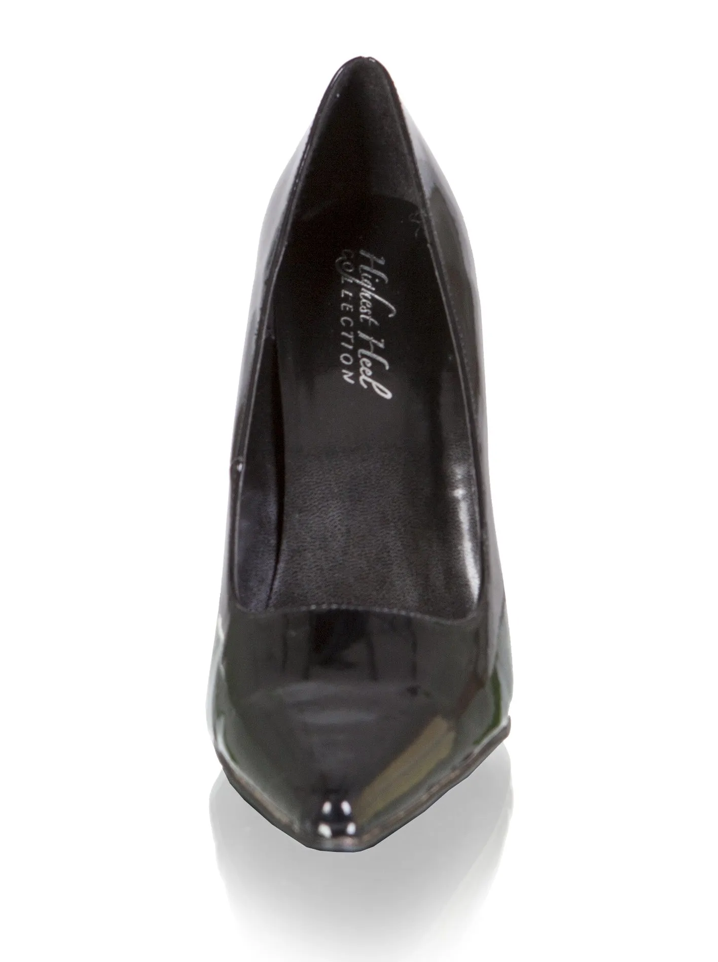 Black Classic Patent Court Shoe - UK 3