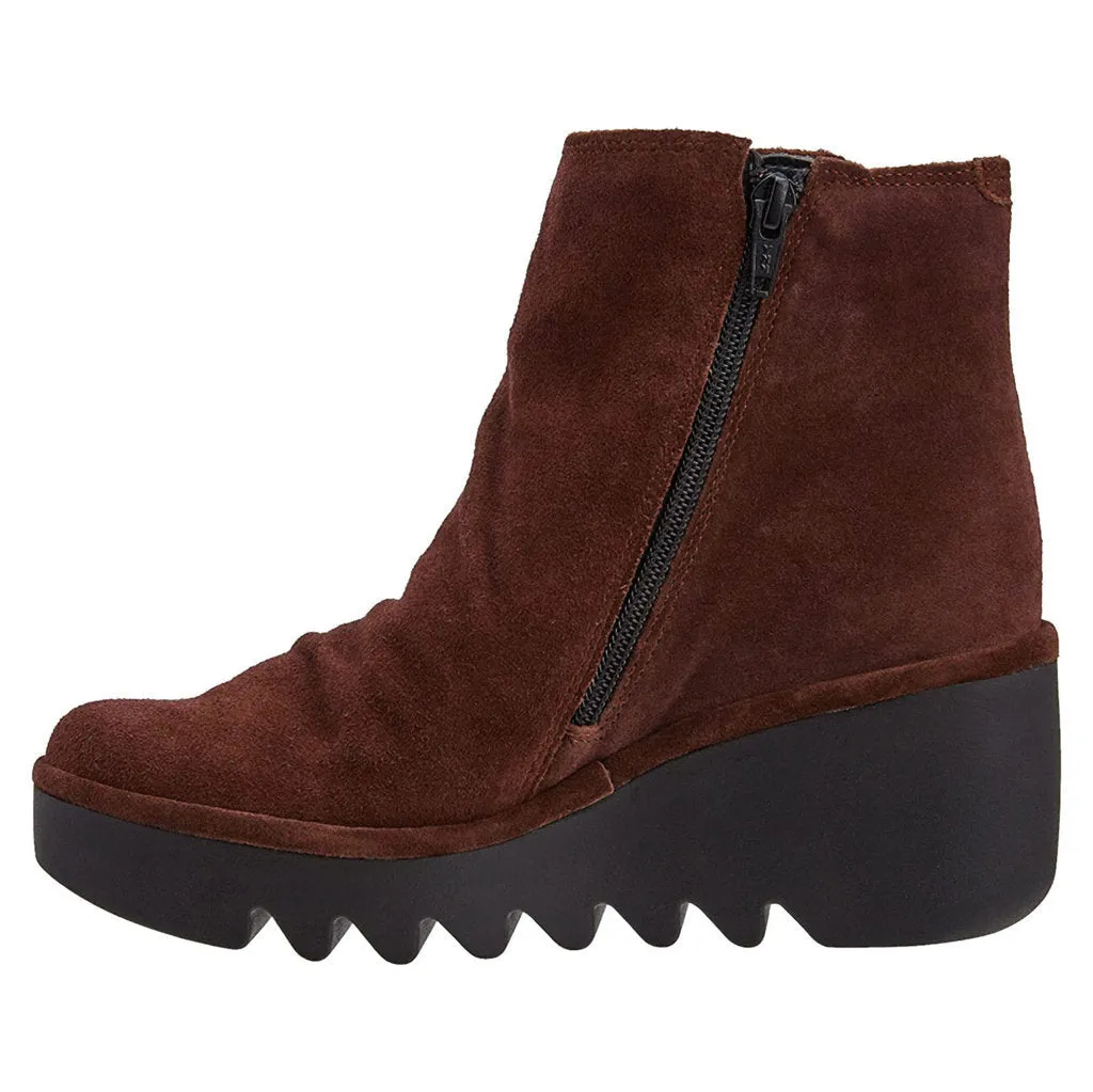 Brom344Fly Suede Women's Zip Up Ankle Boots