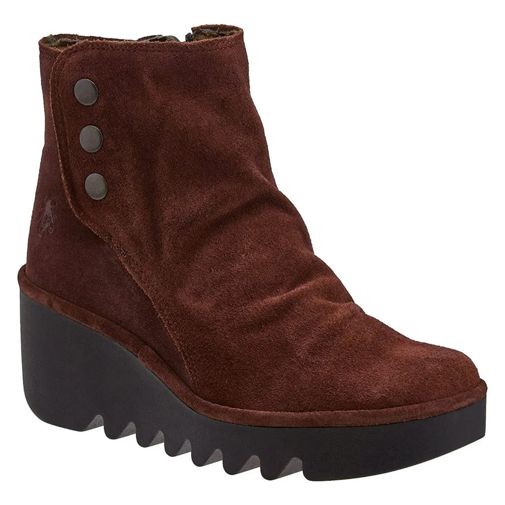 Brom344Fly Suede Women's Zip Up Ankle Boots