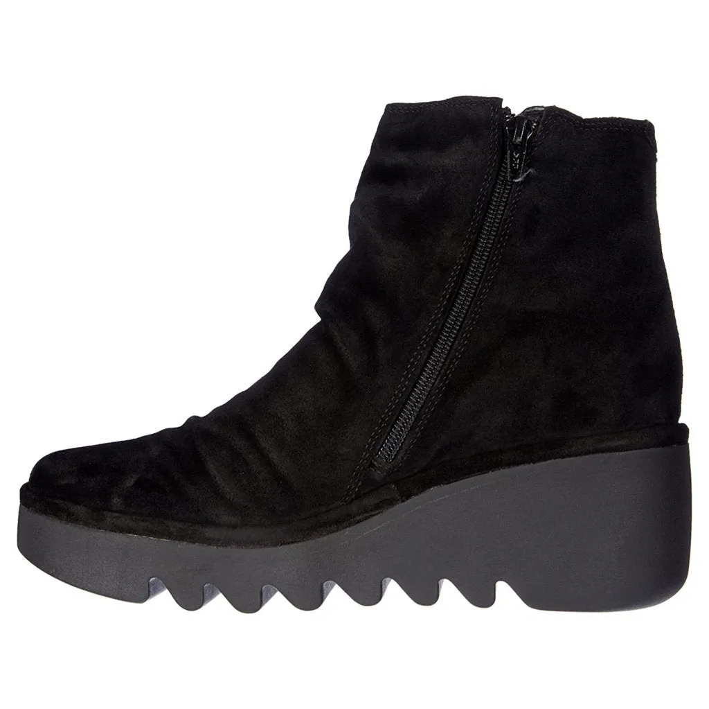 Brom344Fly Suede Women's Zip Up Ankle Boots