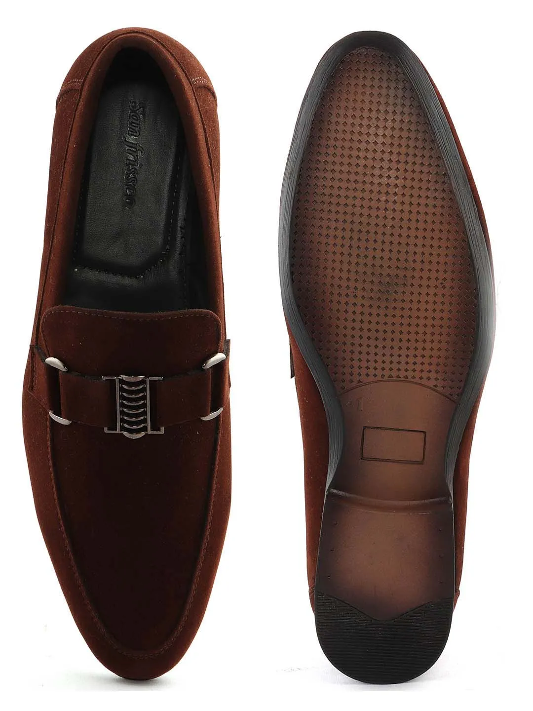 Brown Casual Slip-Ons