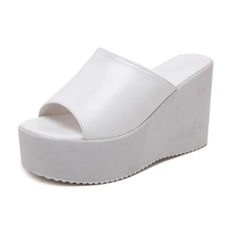 Casual Summer Slip-on Platform Open-Toe Wedge Shoes