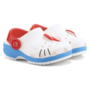 Children's classic Hello Kitty clogs for babies Crocs, white