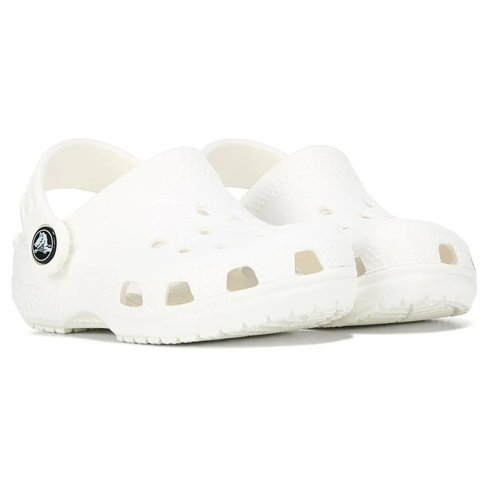 Classic children's clogs Littles Crocs, white