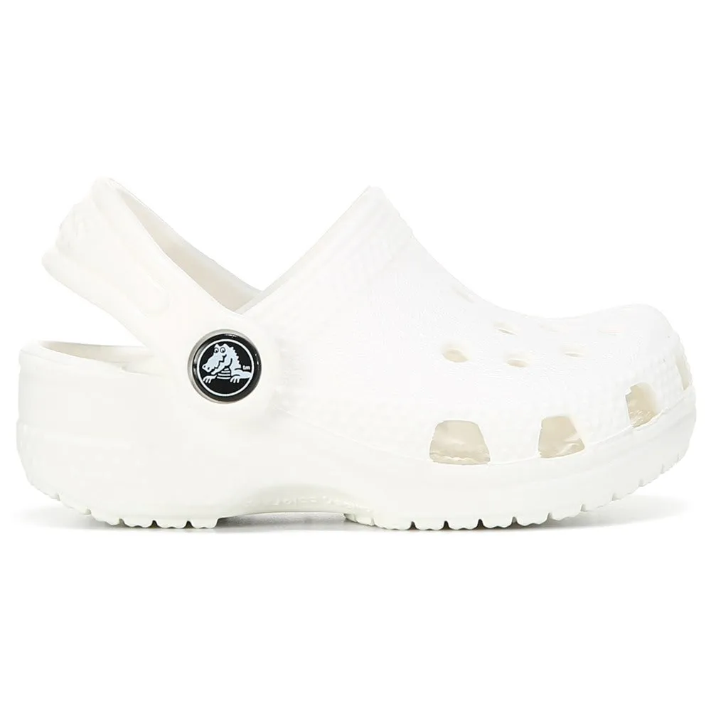 Classic children's clogs Littles Crocs, white