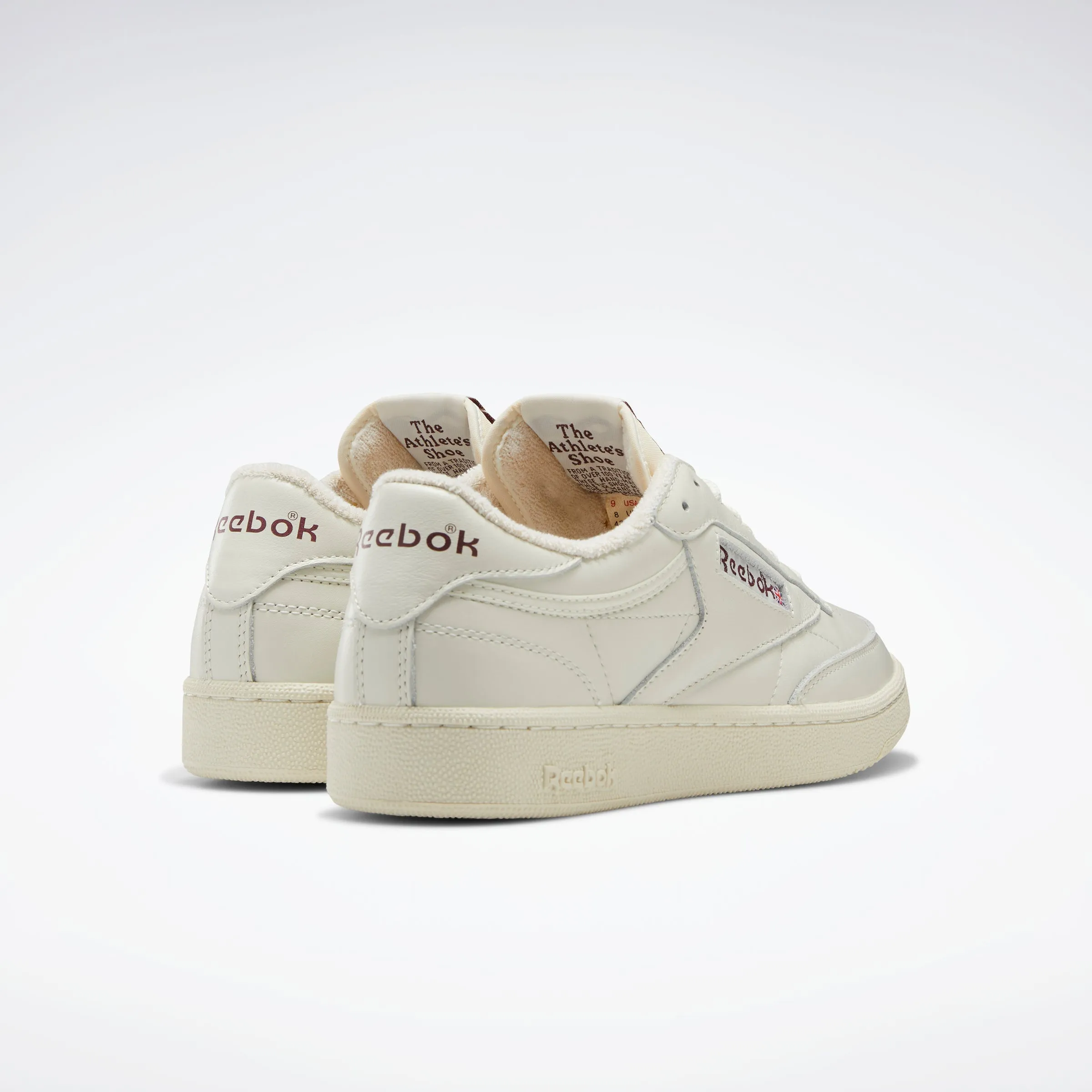 Club C 85 Vintage Shoes Chalk/Alabaster/Maroon