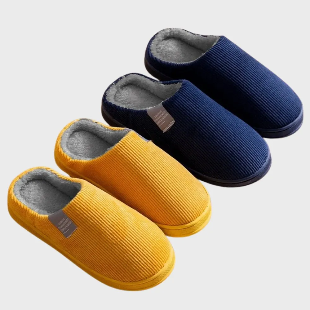 Cozy Ribbed Indoor Slippers