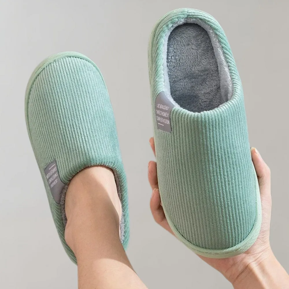 Cozy Ribbed Indoor Slippers