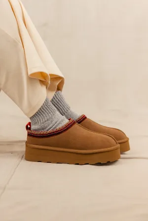 Cozy Up Platform Slippers