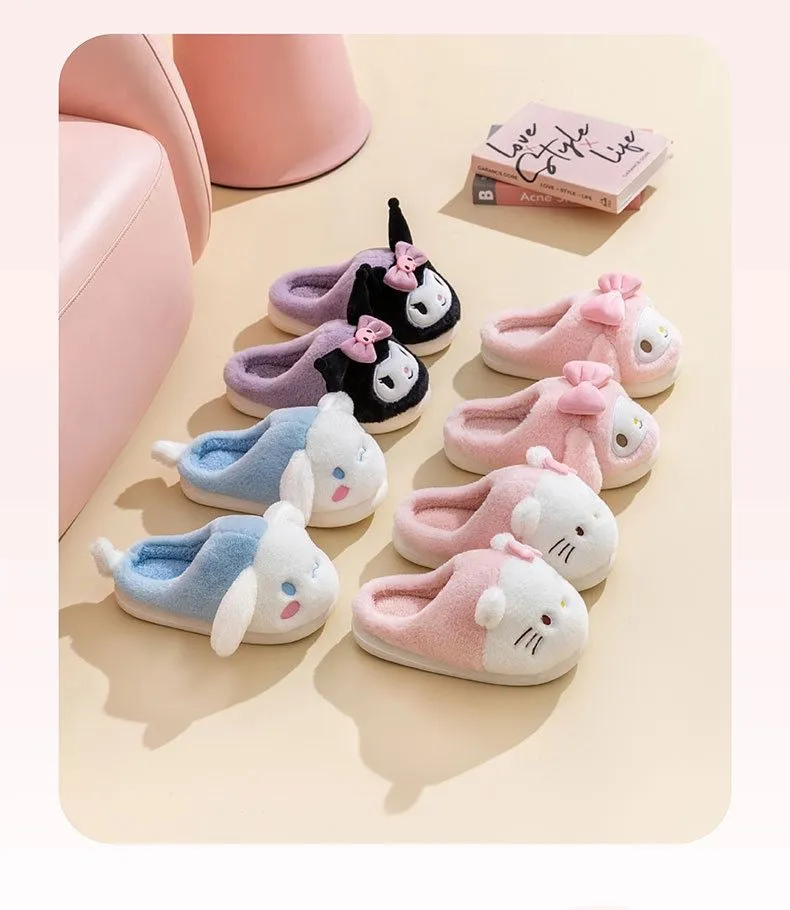 Cute Parent-Child  Warm Slippers