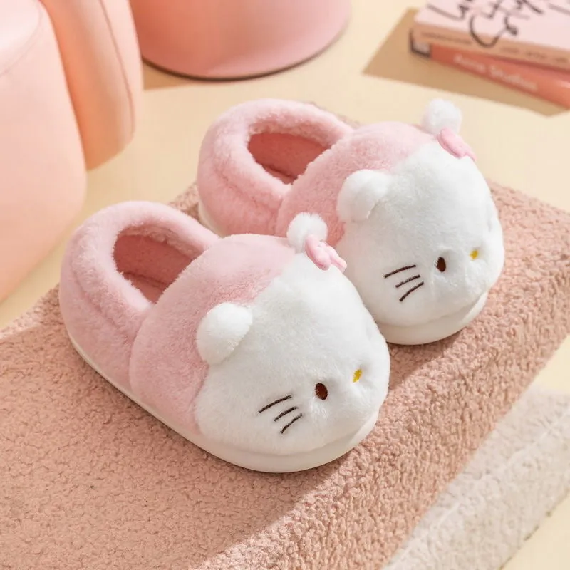 Cute Parent-Child  Warm Slippers