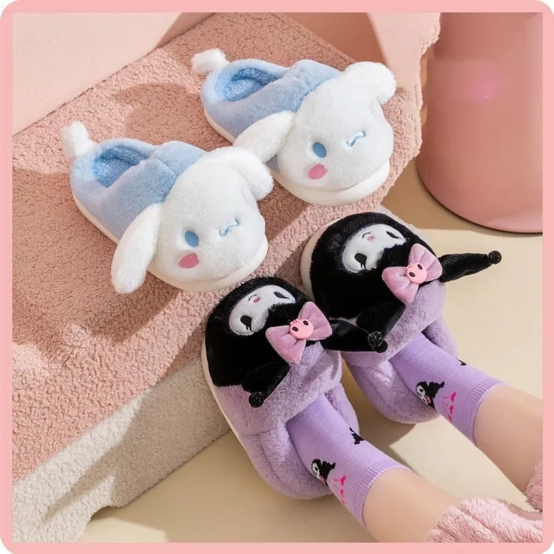 Cute Parent-Child  Warm Slippers