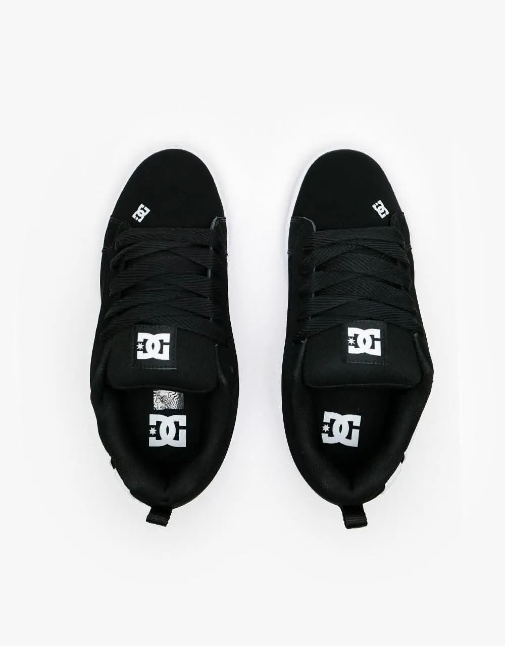 DC Court Graffik Skate Shoes - Black