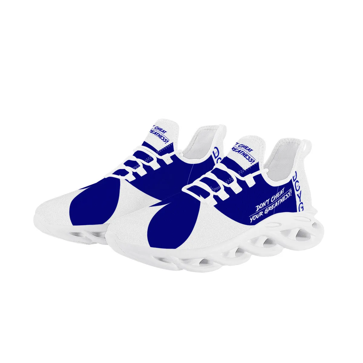 DCYG Blue & White 2nd Edition B Flex Control Sneaker - White