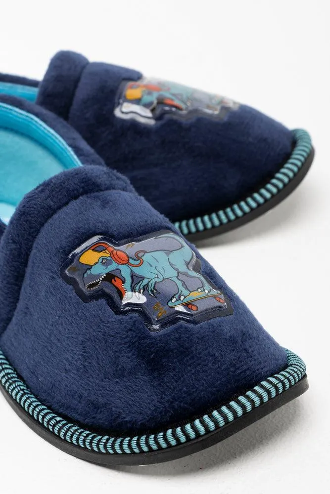 Dino Slipper Navy