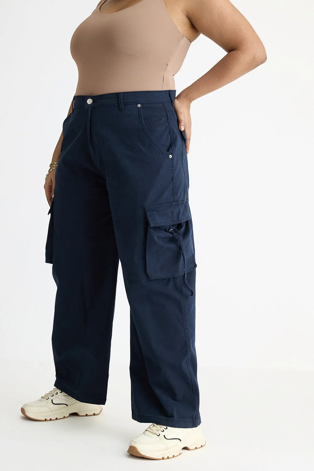 Elite Blue Curve Cargo Pants