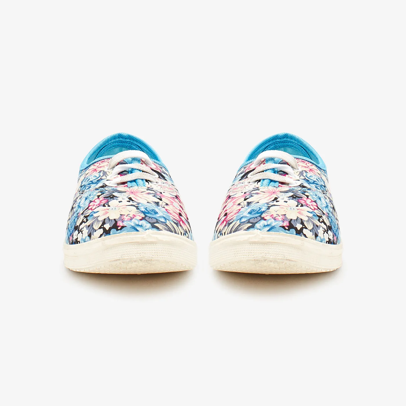 Flower Print Women Sneakers