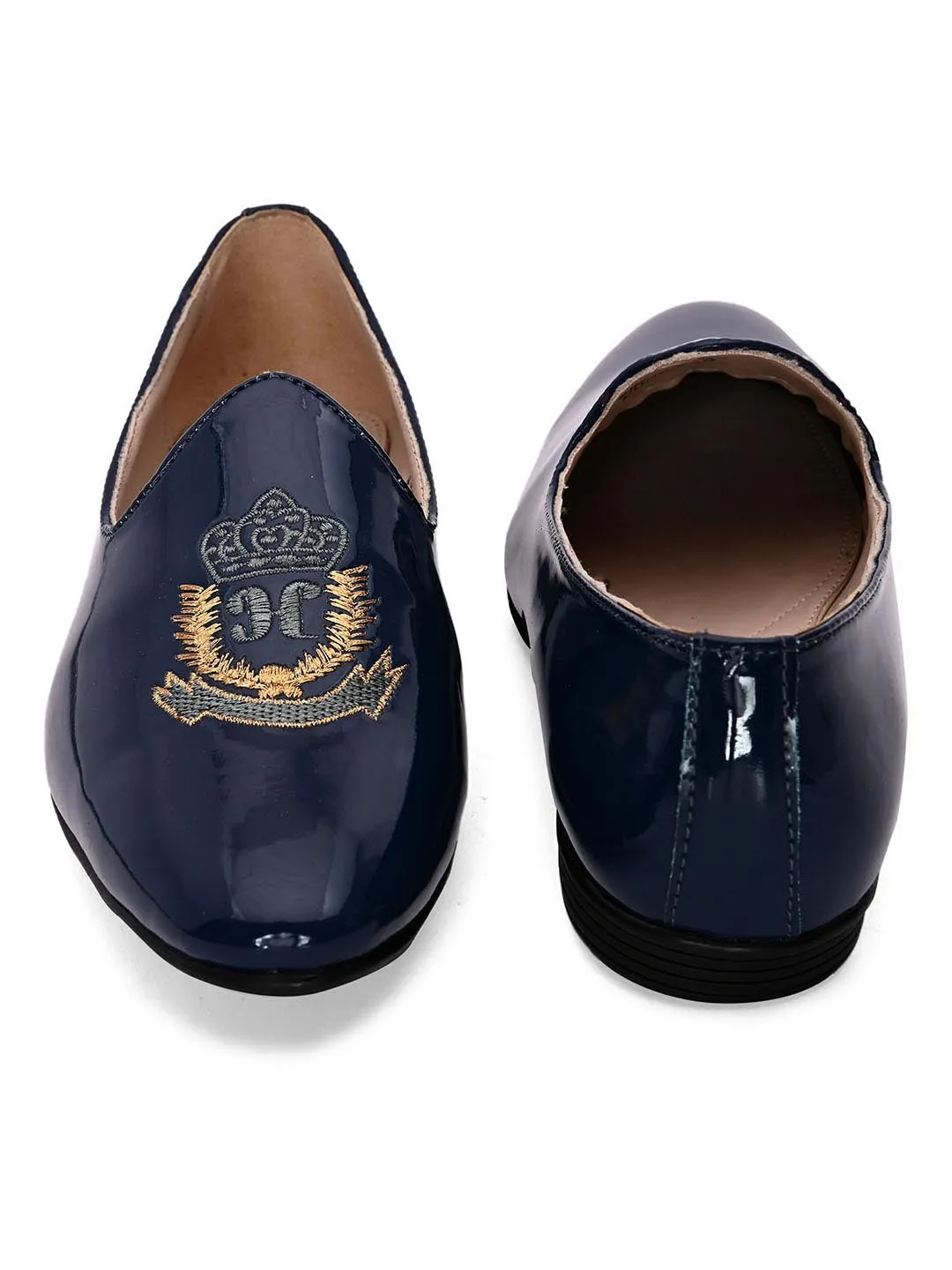 Genial Blue Slip-Ons