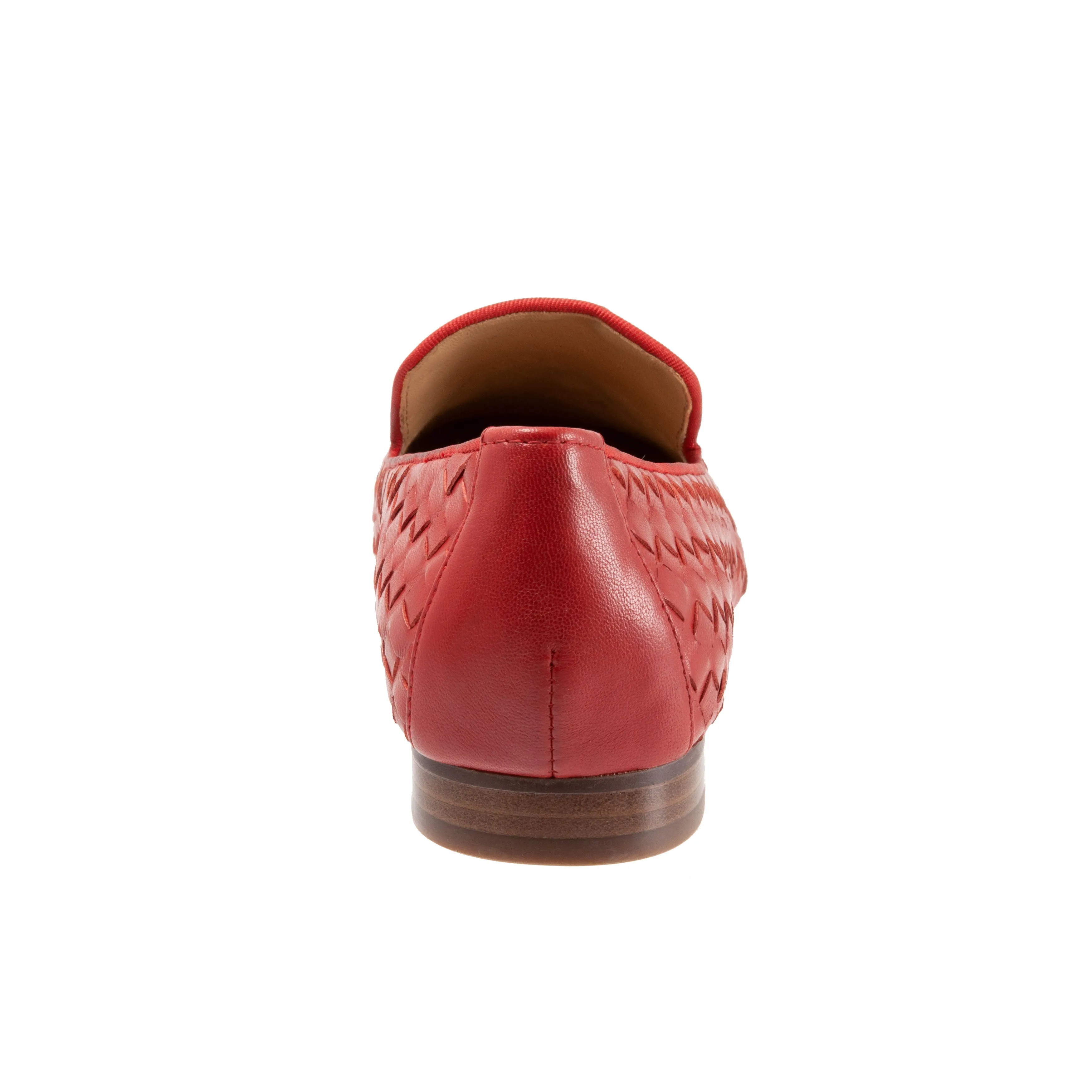 Gracie Red Casual Leather Shoes