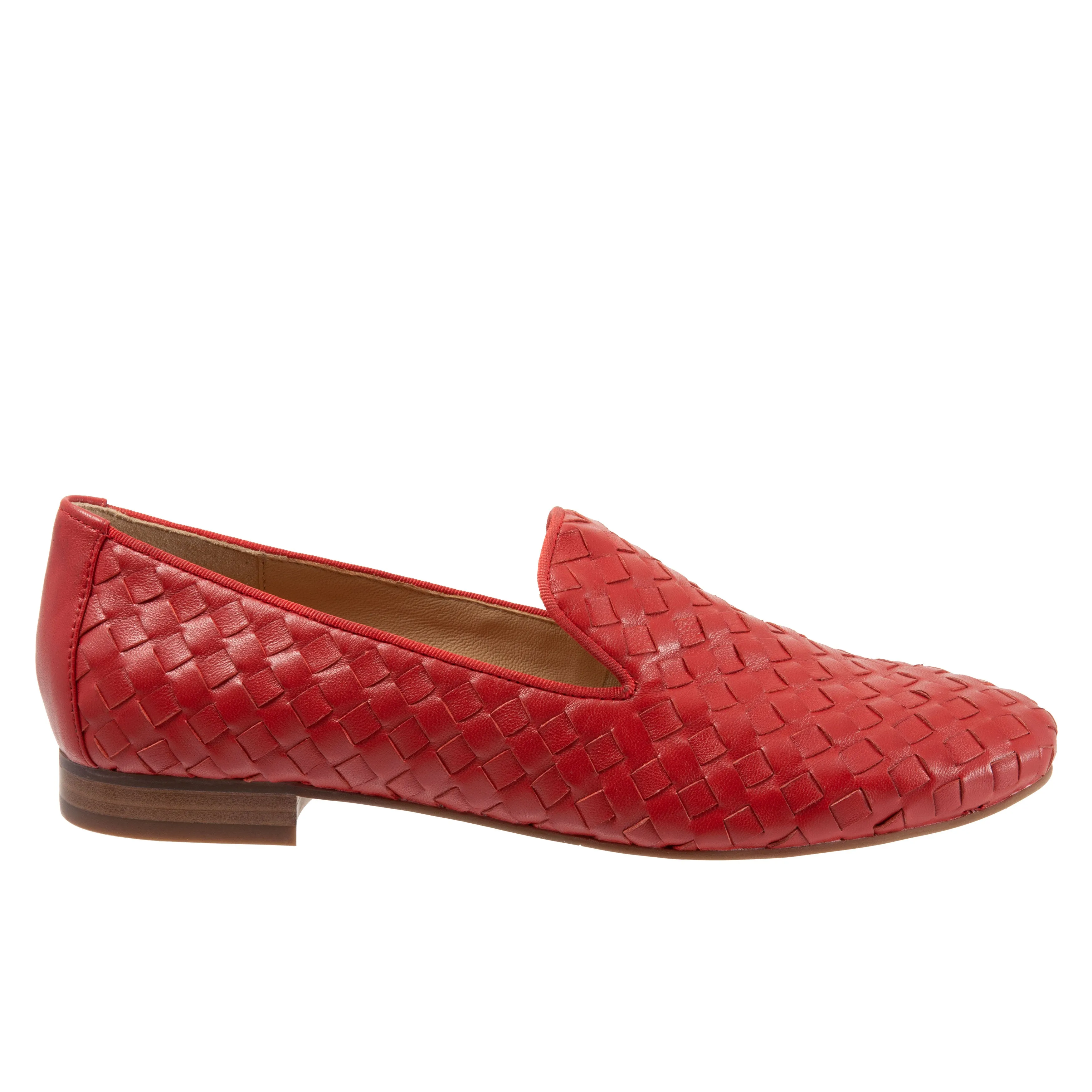 Gracie Red Casual Leather Shoes