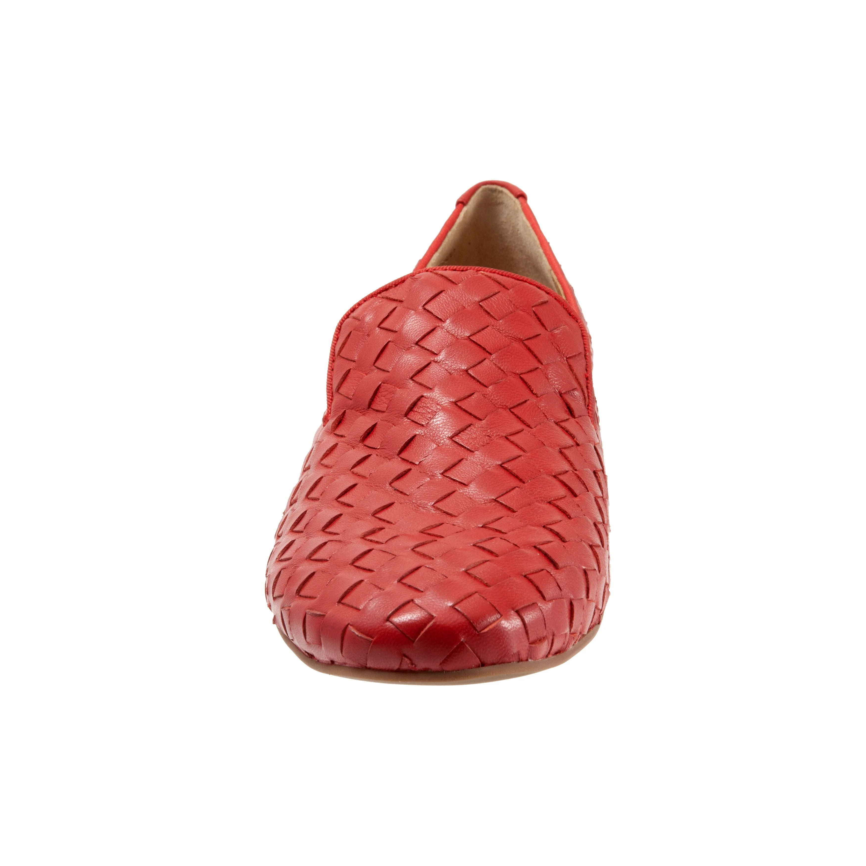 Gracie Red Casual Leather Shoes