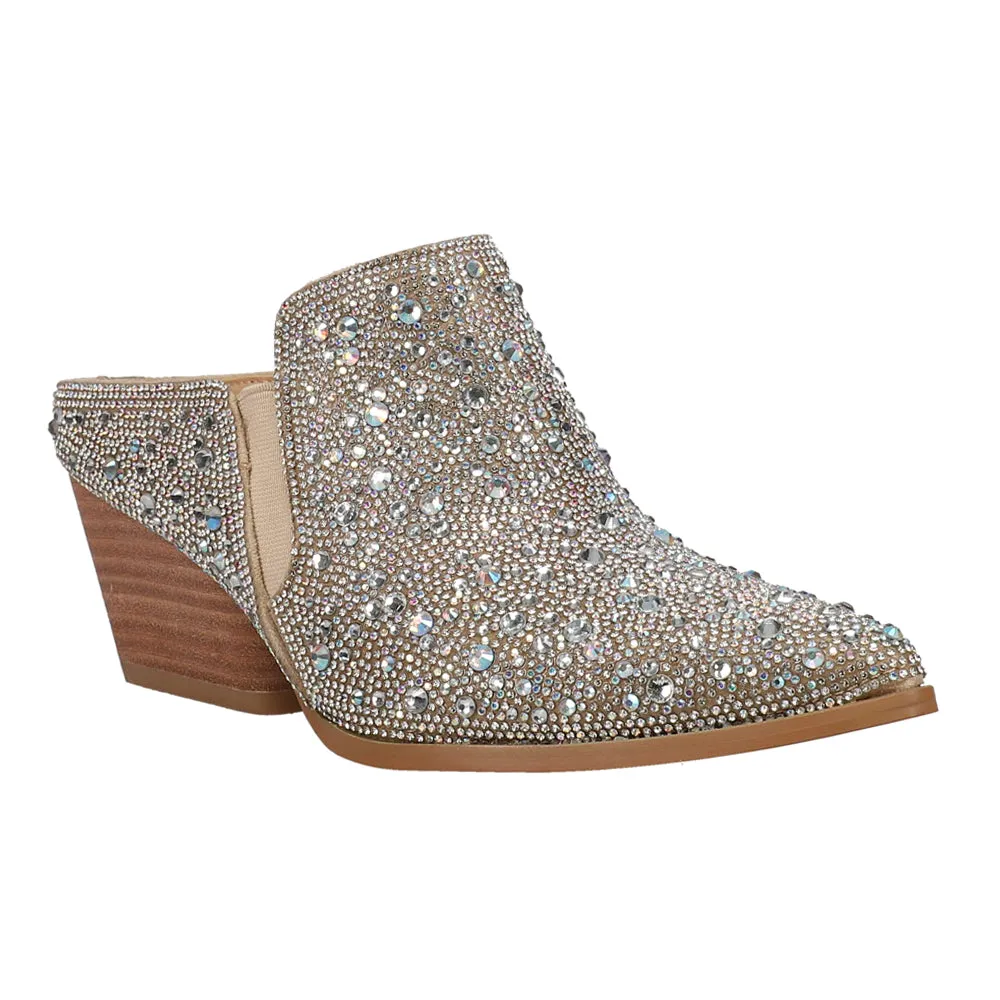 Hello Darlin Rhinestone Mules