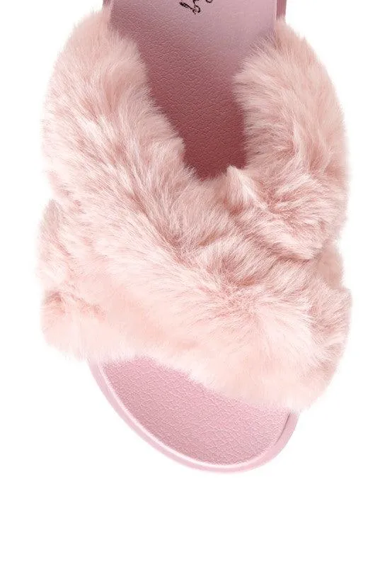 Homey Fur Slip-On Flats