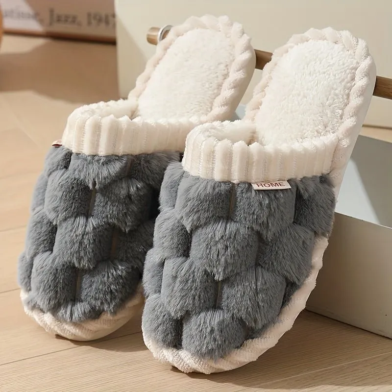 Ivyshape | Cozy Fuzzy Slippers