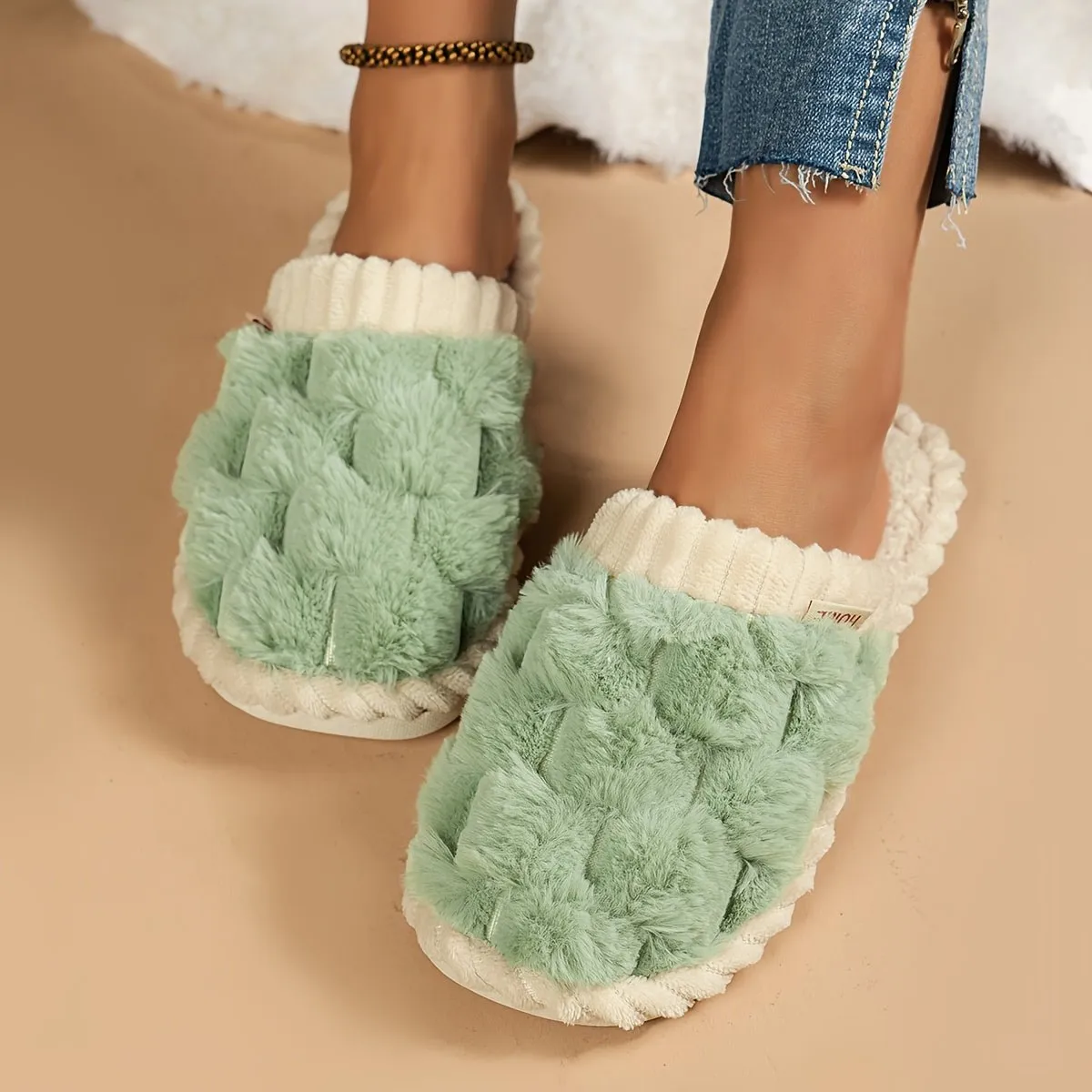 Ivyshape | Cozy Fuzzy Slippers