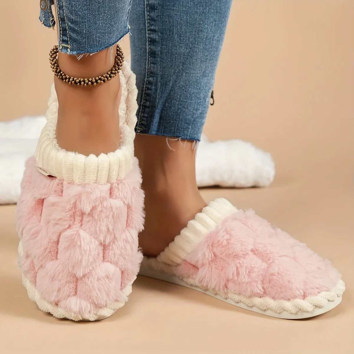 Ivyshape | Cozy Fuzzy Slippers