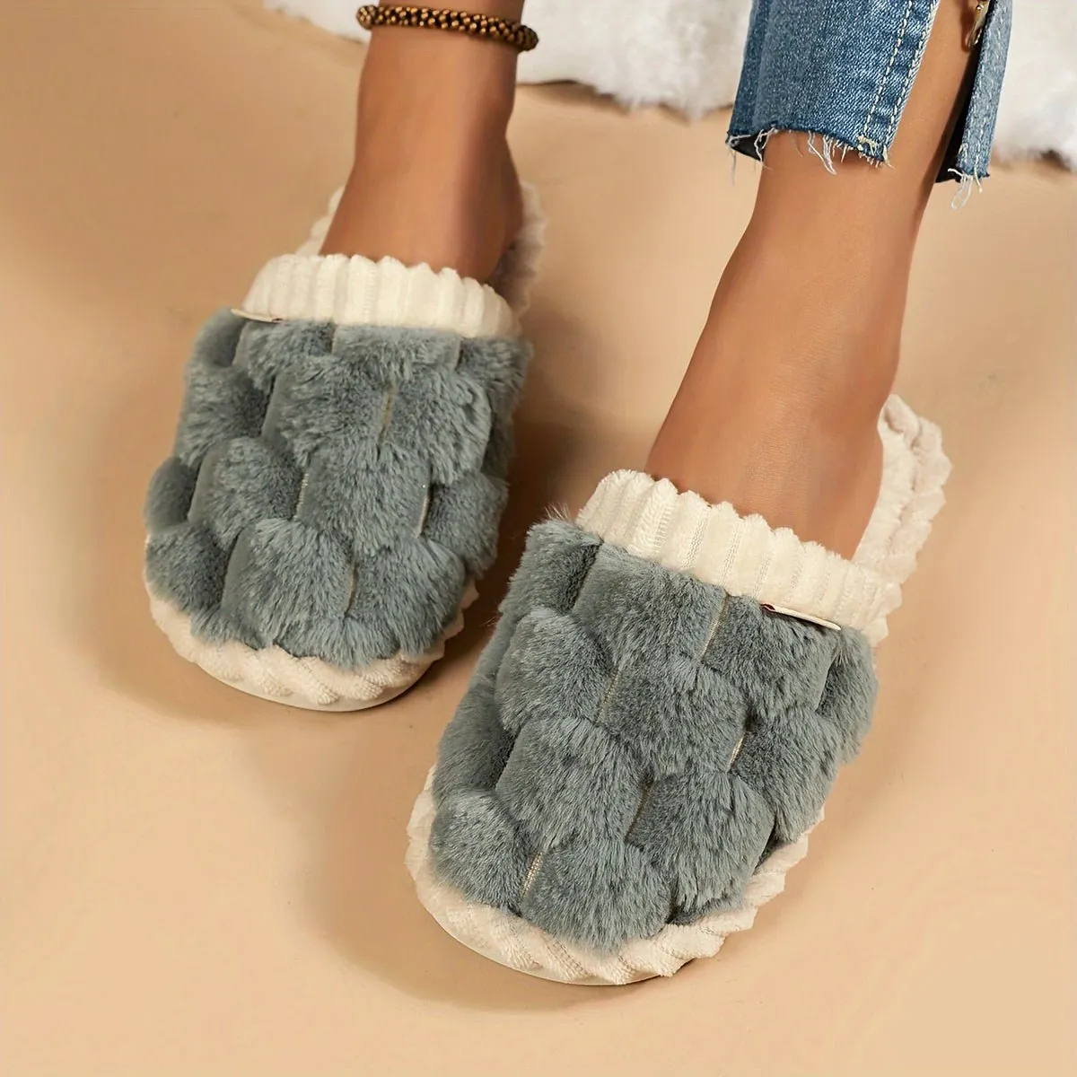 Ivyshape | Cozy Fuzzy Slippers