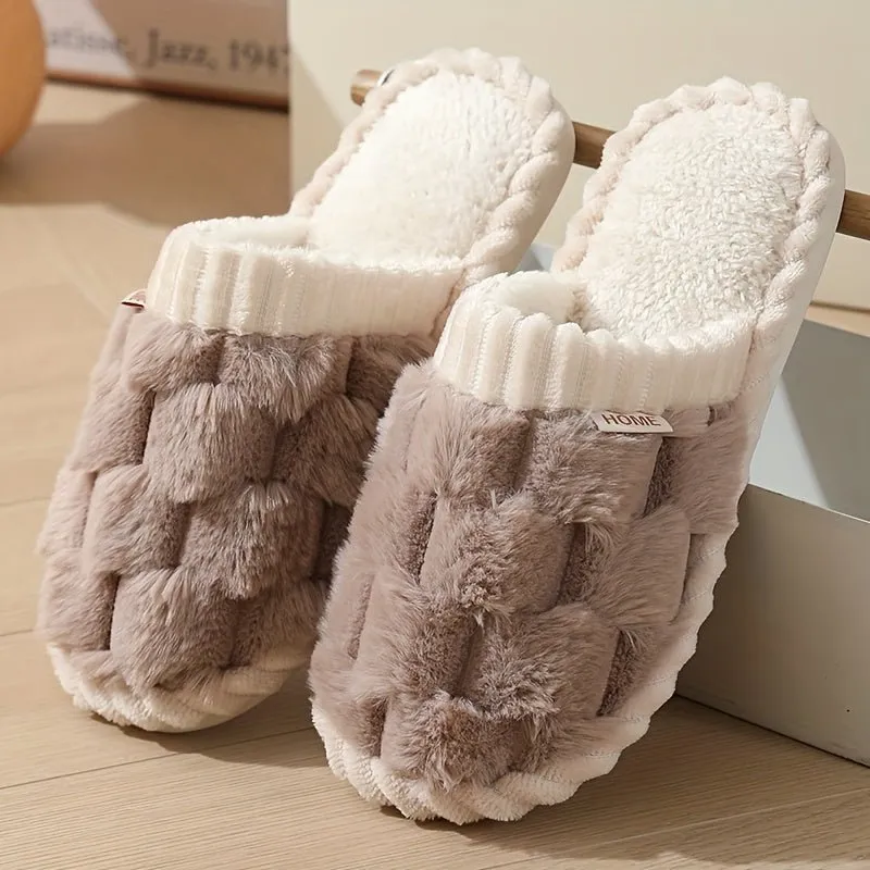 Ivyshape | Cozy Fuzzy Slippers