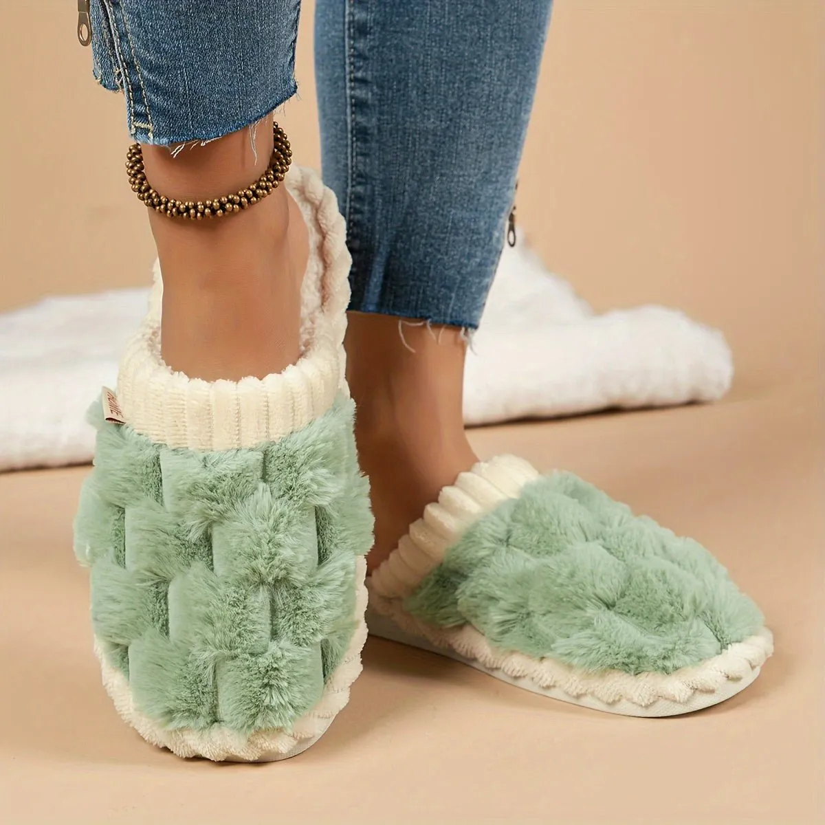 Ivyshape | Cozy Fuzzy Slippers