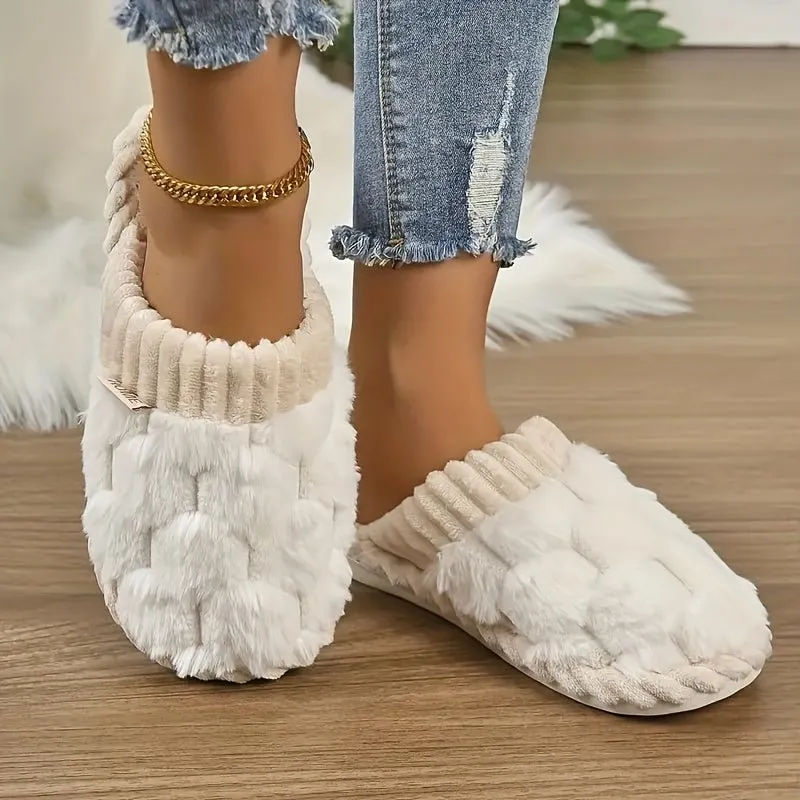 Ivyshape | Cozy Fuzzy Slippers