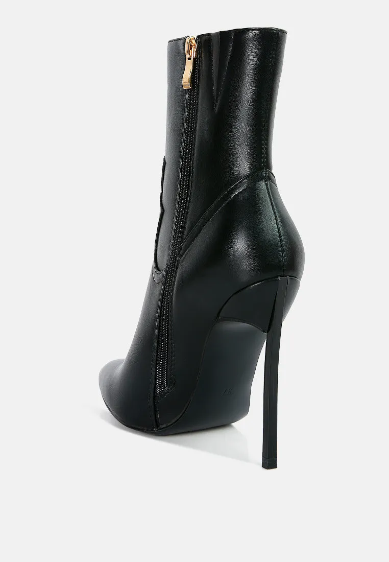 Jenner High Heel Cowboy Ankle Boots