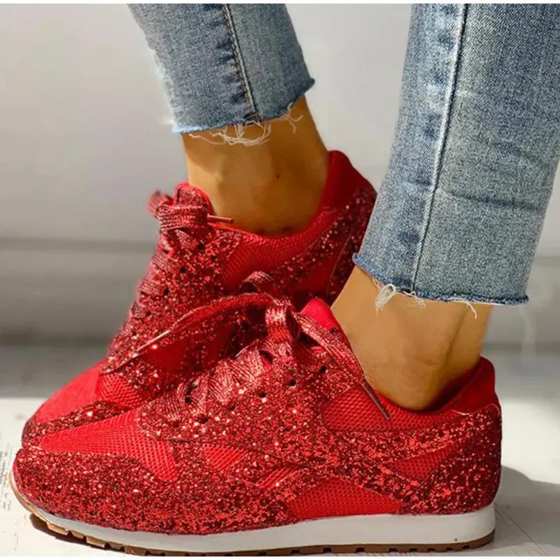 Kiari - sports shoes with sequins for women