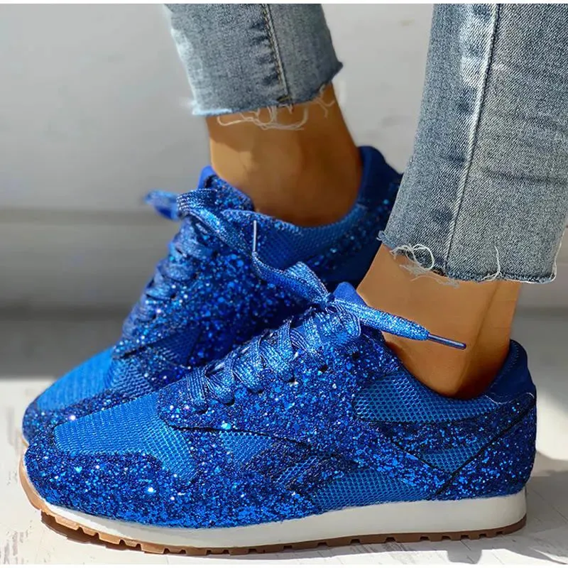 Kiari - sports shoes with sequins for women