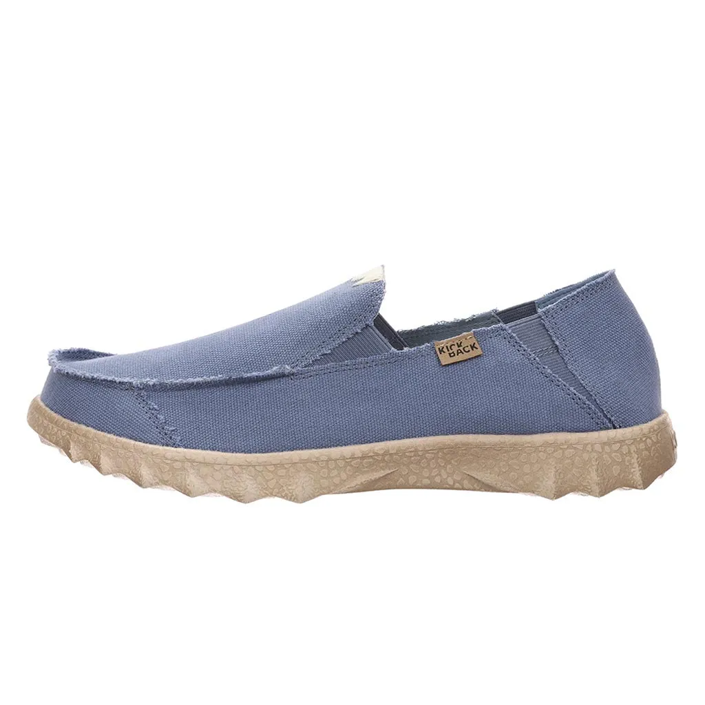 KickBack Men's Slip On Shoes - Couch Classic Canvas Mid-Blue