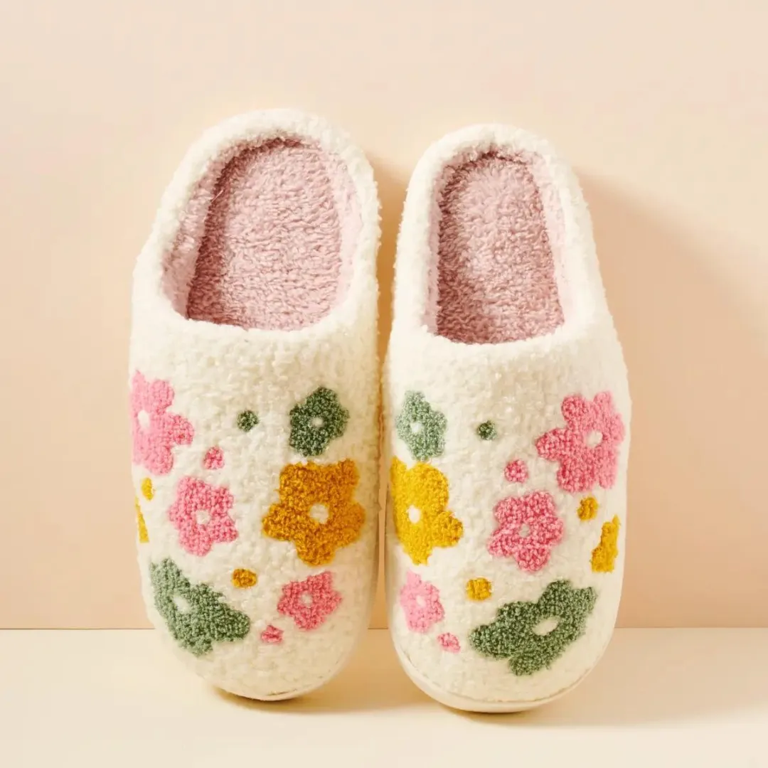 Lilla Haven Multi Floral Home Slippers