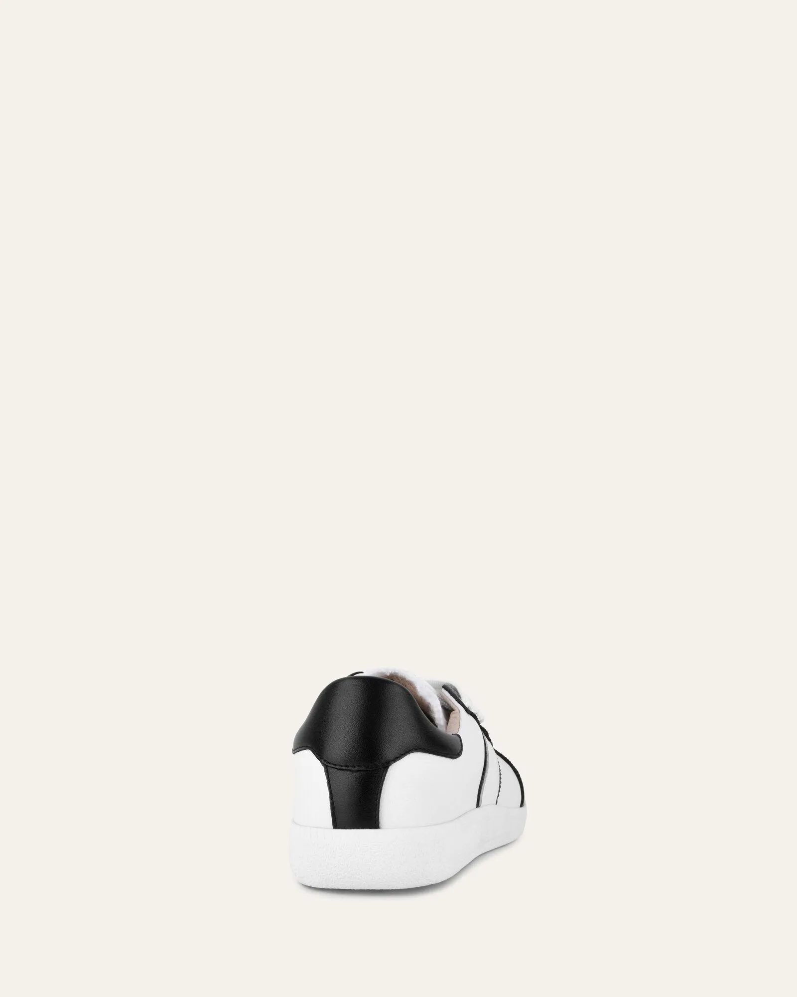 LOLA SNEAKERS BLACK WHITE LEATHER