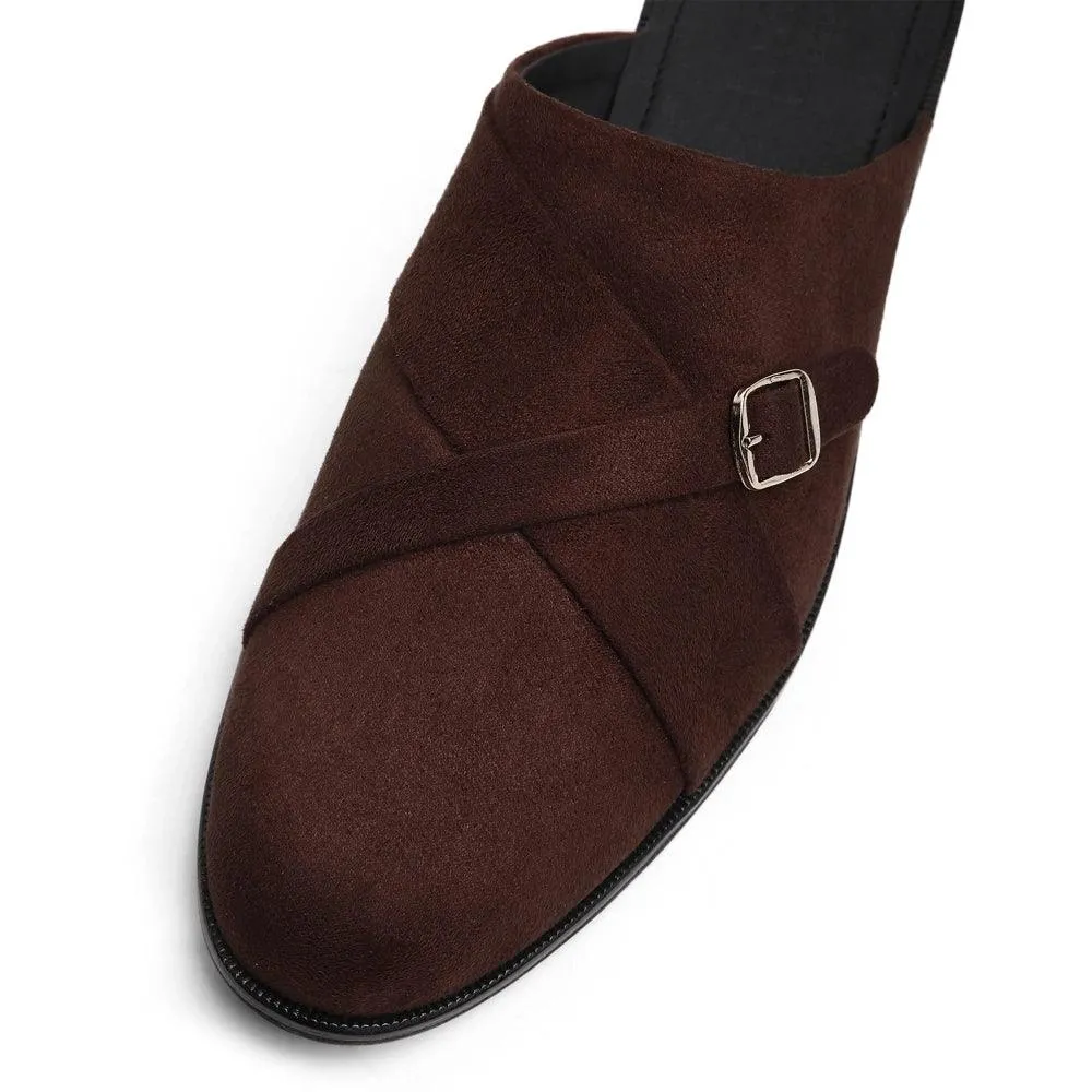 Mason - Brown Suede Mules