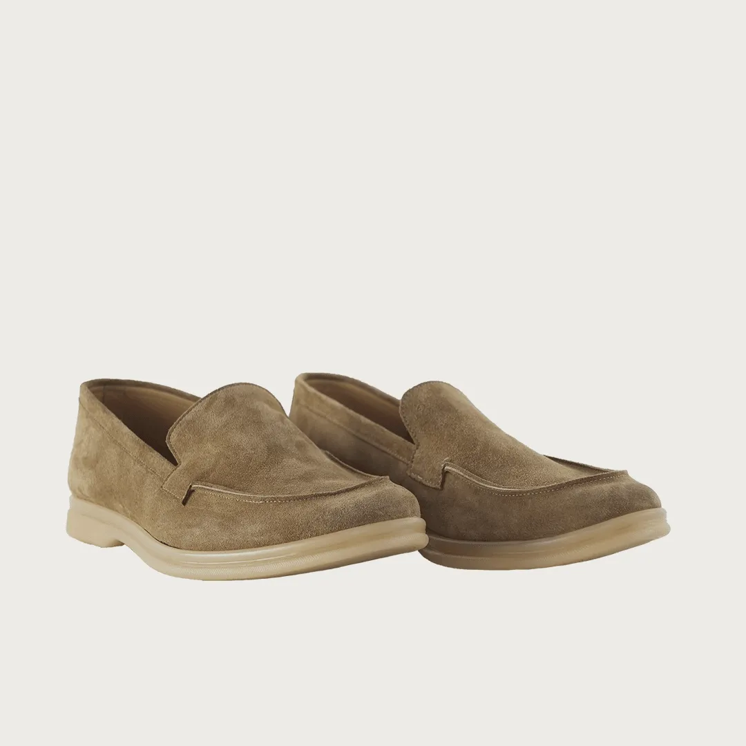 Men's Mocassins Camel Suede